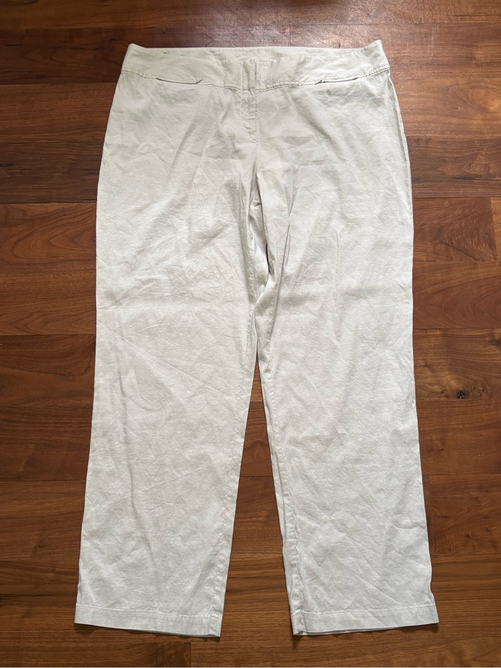 Eileen Fisher Stretch Viscose Linen Pants